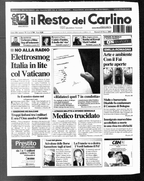 Il Resto del Carlino : giornale dell'Emilia